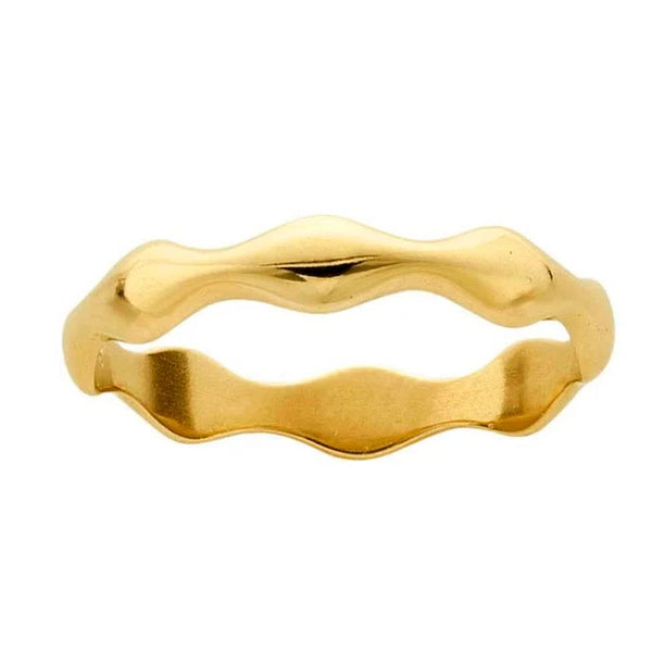 The Wave Ring 14k Gold