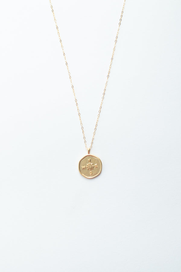 Classic Compass Necklace WJ17