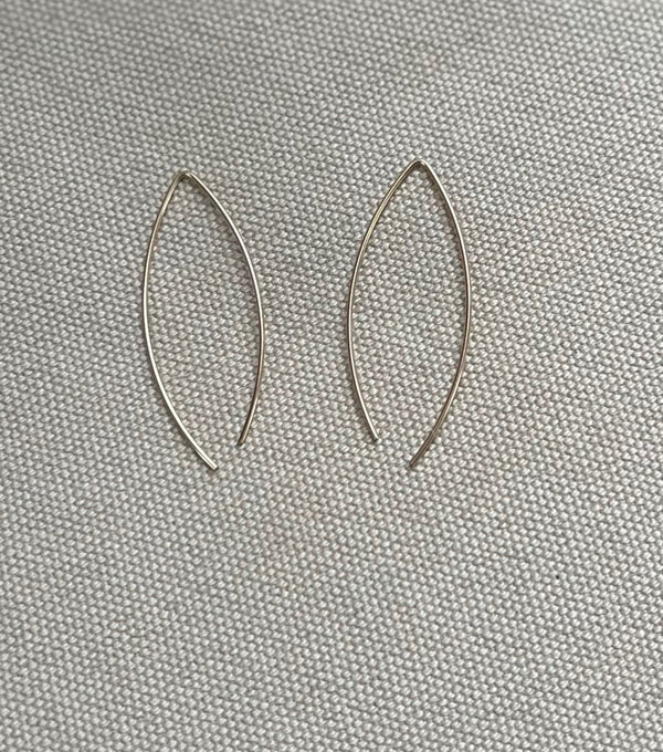 Simple Gold Hook Earring WJ158
