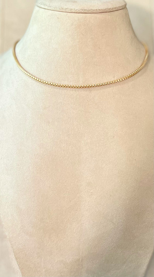 Box Chain Choker WJ154